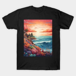 Ocean At Sunset T-Shirt